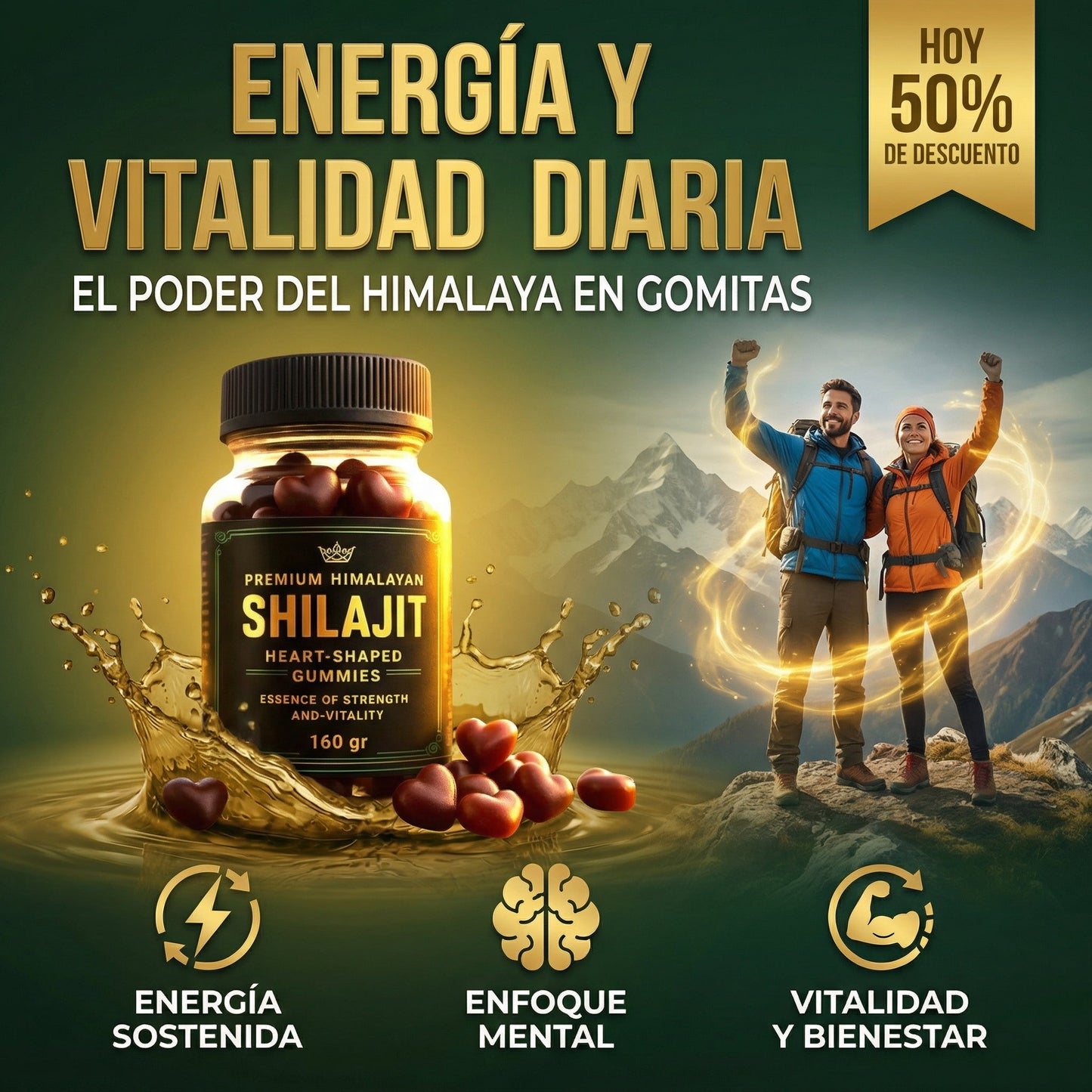 Shilajit Gummies del Himalaya