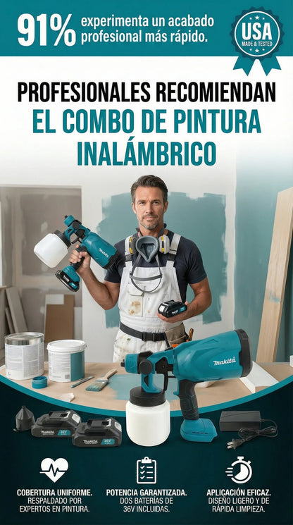 Pistola de Pintura Inalambrica Makita
